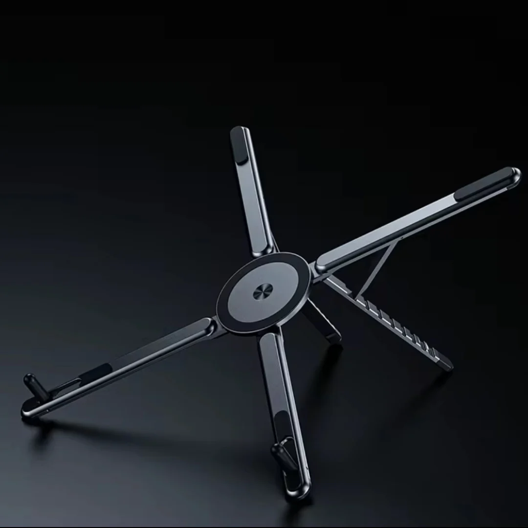 WaraStand Pro™ – Support magnétique pliable 4-en-1 en alliage d’aluminium Pliable & Design Premium