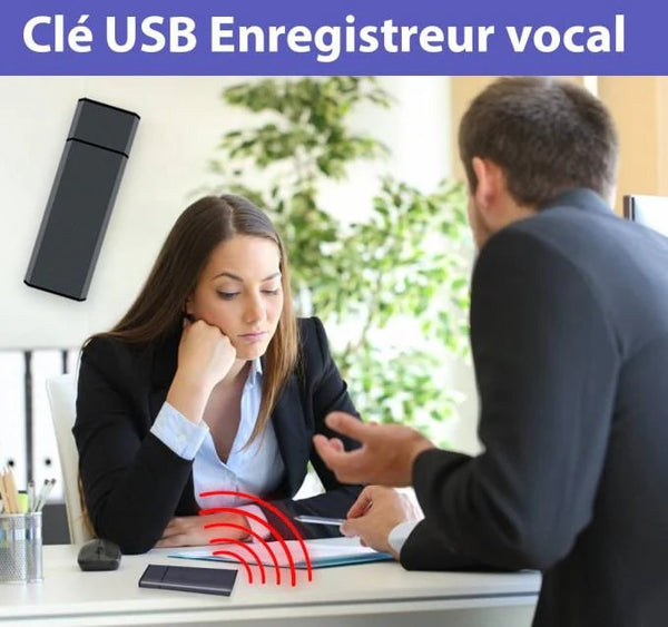 Enregistreur vocal USB avec détection de voix