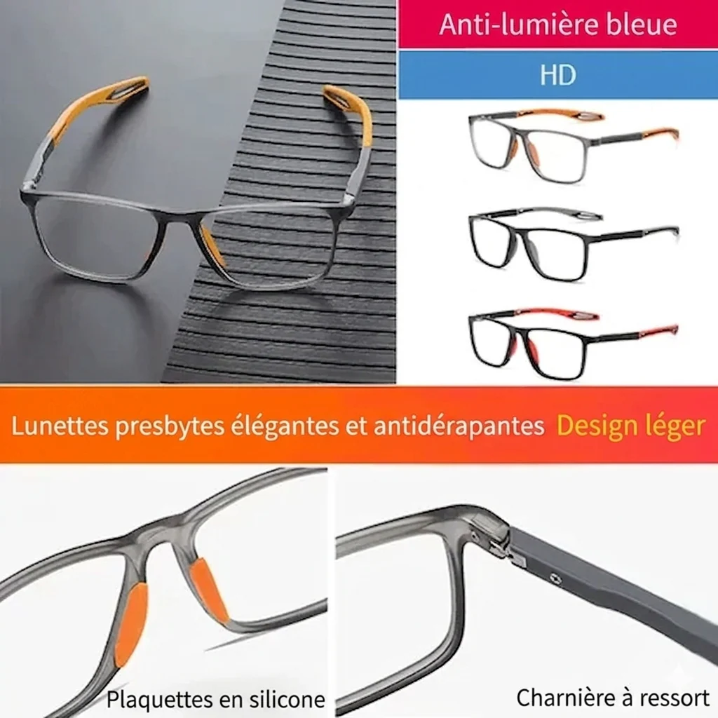 Lunettes Multifocales Photochromiques Intelligentes
